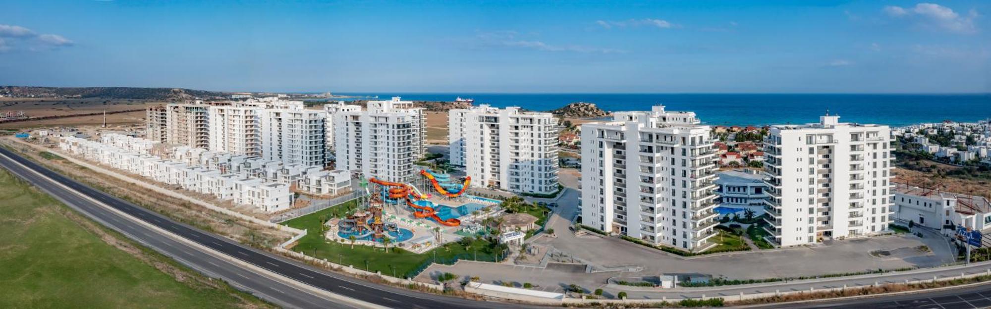 Terra Apartments In Caesar Blue Resort, Fixed Lunch Till 3Pm, Gym, Heated Pool, Sauna, Kids Club Rizokarpaso Exteriör bild
