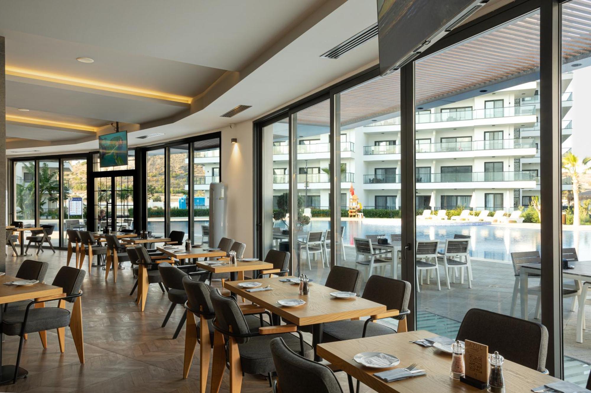Terra Apartments In Caesar Blue Resort, Fixed Lunch Till 3Pm, Gym, Heated Pool, Sauna, Kids Club Rizokarpaso Exteriör bild